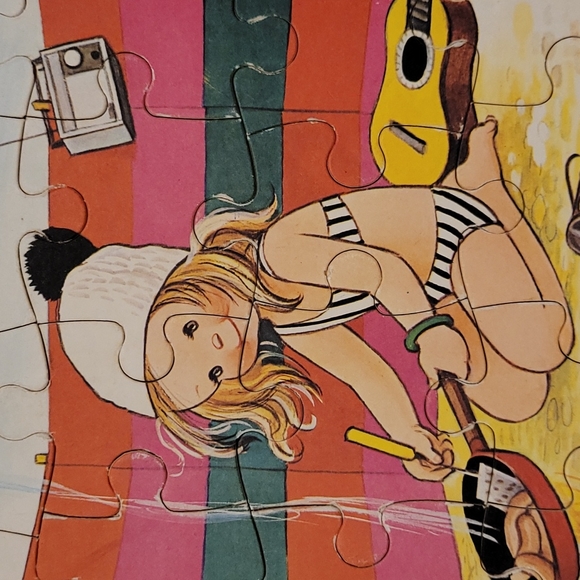 Adorable Beach Picnic Vintage Puzzle - Picture 10 of 17